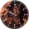 wonder woman cosplay zo wall clock