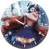 batwoman smiling wz wall clock