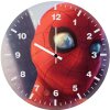 spider man mask guy 2p wall clock