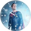 superman looking away n8 wall clock