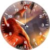 spiderman and goblin w8 wall clock