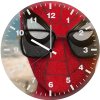 spider man wearing tony glasses nl wall clock