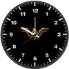 wonder woman dark logo hd wall clock
