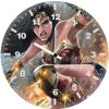 wonder woman in war concept fanart 7l wall clock