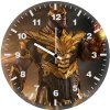 thanos supervillain gauntlet d7 wall clock