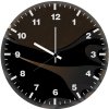 batman standing cape flowing dh wall clock