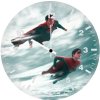kryptonian kin superman and supergirl mg wall clock