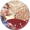 supergirl paint art 8v wall clock