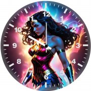 wonder woman icon of hope xy wall clock