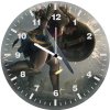 wonder woman protecting mj wall clock