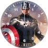 captain america holding shield dw wall clock