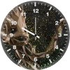 baby groot abstract digital art y4 wall clock