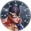 batwoman in gotham city 32 wall clock