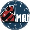 superman logo minimalism e3 wall clock