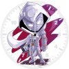 moon knight heroic reflection yf wall clock