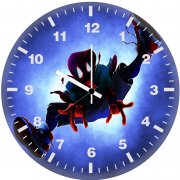 spiderman into the spider verseb8 wall clock