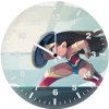 wonder woman artwork iy wall clock