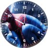 spiderman in city cosplay ql wall clock