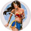 wonder woman artwork b3 wall clock
