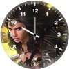 wonder woman coming artwork 4i wall clock