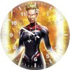 captain marvel powers 66 wall clock