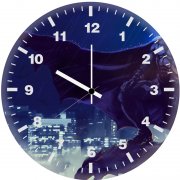bat in gotham e3 wall clock