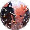 batman x deathstroke zs wall clock
