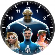 the fantastic four first steps futuristic vision lr wall clock