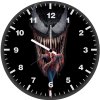 spiderman and venom artwork tl wall clock