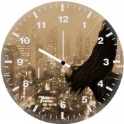 batman gotham art jd wall clock