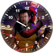 deadpool and wolverine tracing the journey mu wall clock