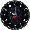 spiderman minimalist digital art z3 wall clock