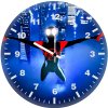 spiderman upside down 6n wall clock