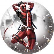 deadpool watches over the world zy wall clock