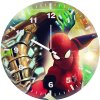 spiderman vs mysterio artwork x2 wall clock