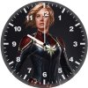 captain marvel concept art ql wall clock