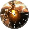 black adam 7v wall clock