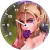 harley quinn candy p1 wall clock