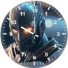 batman cybernetic suit gs wall clock