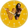 wonder woman art zj wall clock