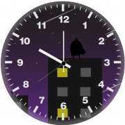 batman gotham batsignal hq wall clock
