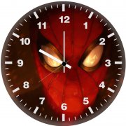 spiderman artworks p0 wall clock