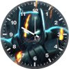 batman digital artwork bp wall clock