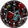 deadpool art zt wall clock