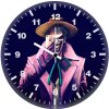 joker villain 8e wall clock