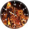 ghost rider art 2s wall clock