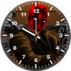the red hood 57 wall clock