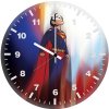 superman quiet reflection xl wall clock
