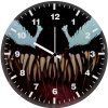 venom closeup face art xs wall clock