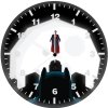 superman and batman art 8s wall clock